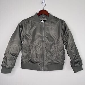 RSQ Girls/Teen Puffer Jacket Army Green Full Zip Size XL NWT Gorpcore READ